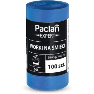 Paclan Expert worki na śmieci 60l 100 szt. niebieskie