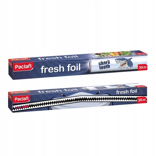 Paclan folia spożywcza 30 m z odcinaczem Shark Teeth