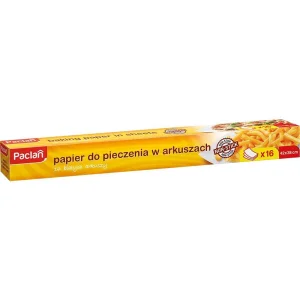 Paclan papier do pieczenia w arkuszach biały 42 x 38 cm 16 szt.