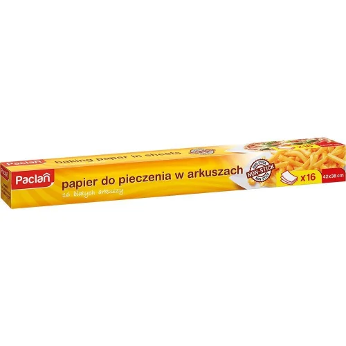 Paclan papier do pieczenia w arkuszach 42 x 38 cm 16 szt.