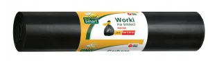 Bee Smart worki na śmieci LDPE 240l 10 szt. czarne