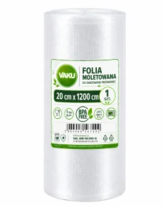 Folia próżniowa moletowana do zgrzewarki 20x1200 cm XXL