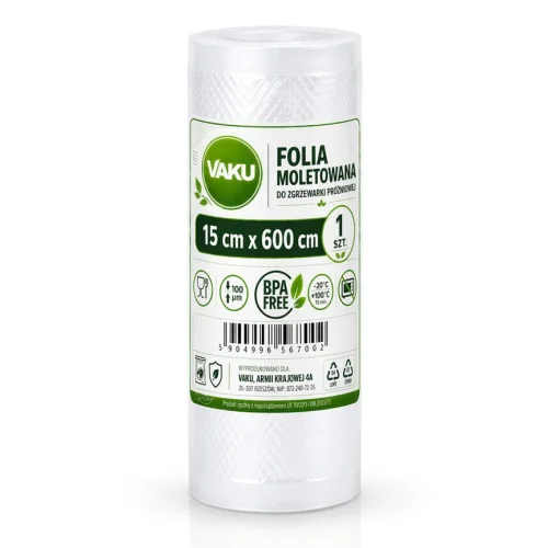folia próżniowa moletowana 15x600 cm vaku do zgrzewarki